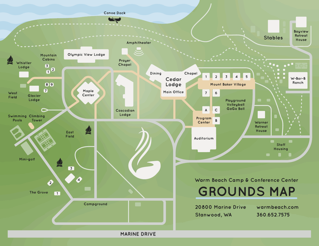 WB Campus and Grounds map