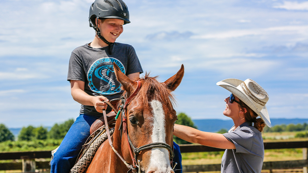Horsemanship at Warm Beach Camp & Conference Center: Horse Riding Lessons