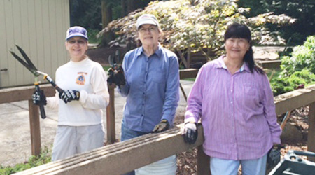 volunteer gardeners
